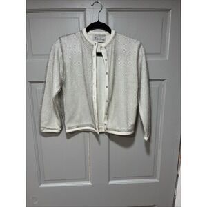 Park storyk Women Cardigan Small Button Front Long Sleeve Orlon Acrylic Casual